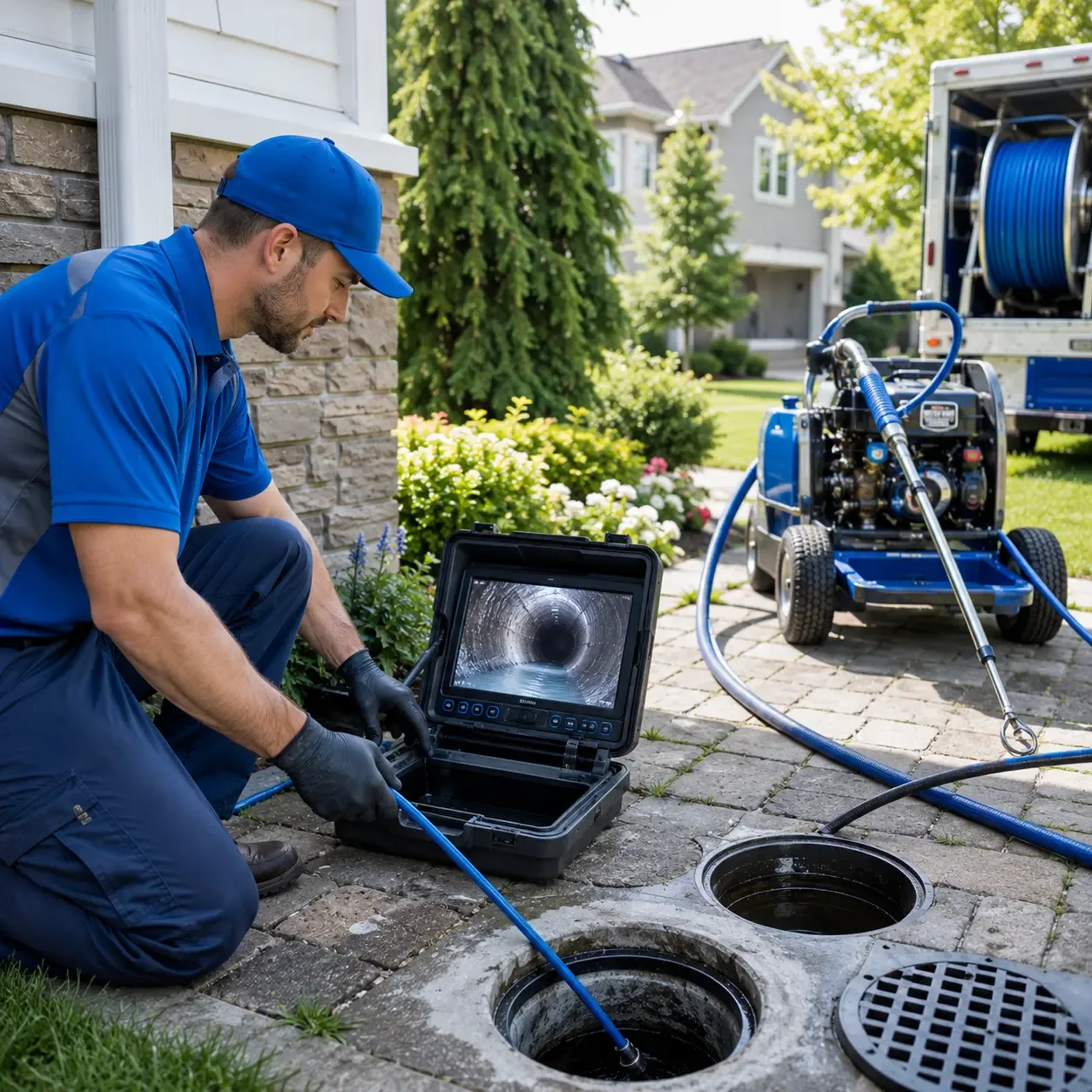 Outdoor drain cleaning professionals serving Worthington, PA