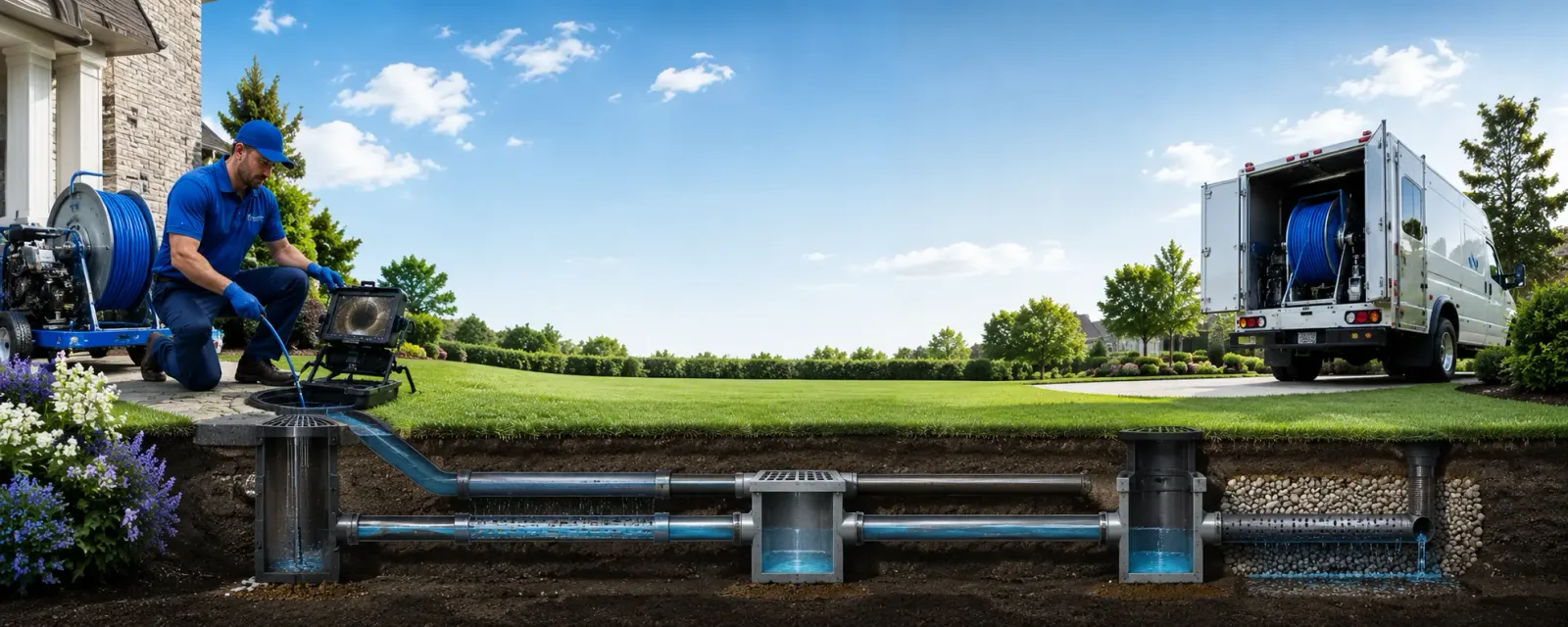 Outdoor drain cleaning information for Worthington, PA